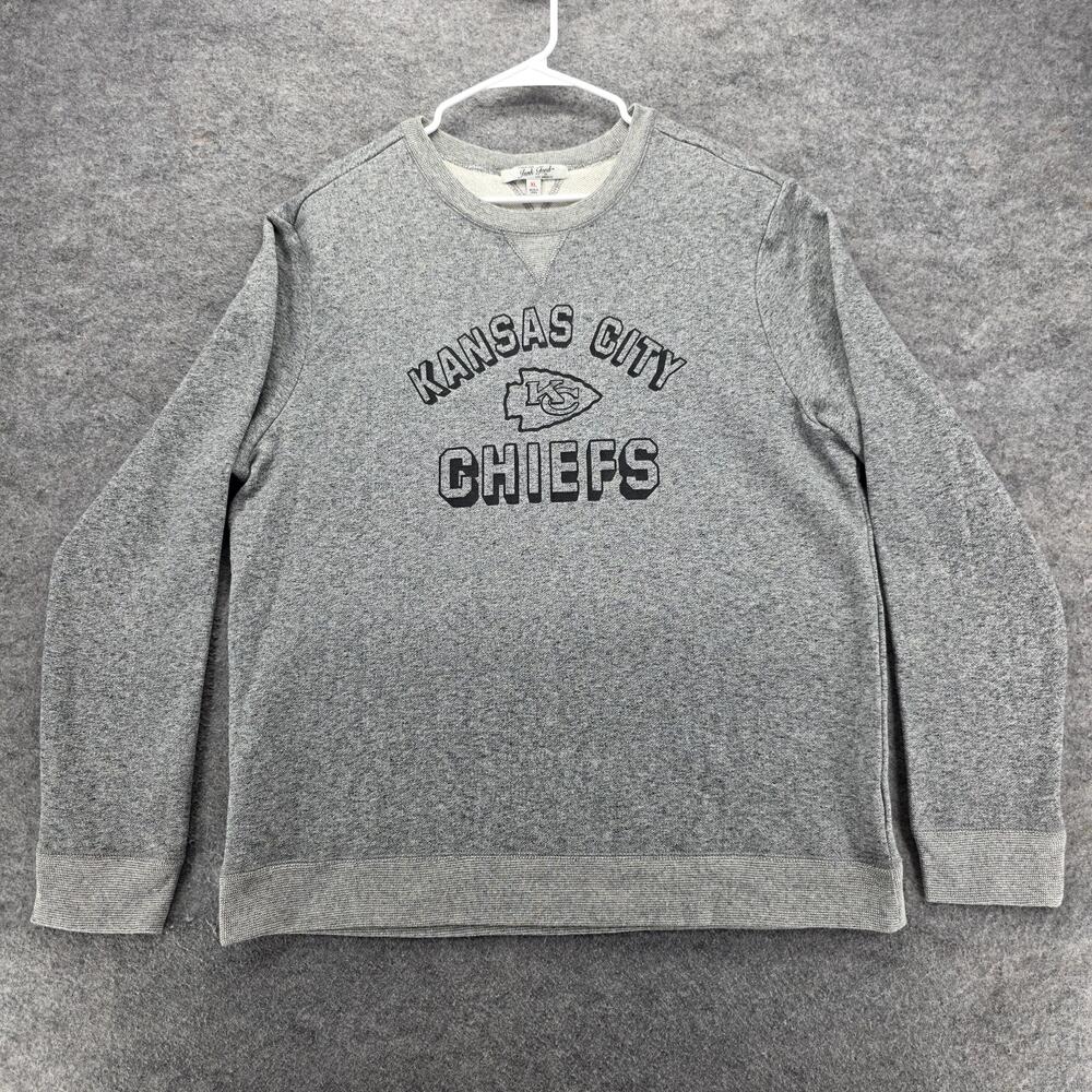 Kansas City Chiefs Sweatshirt Mens XL Gray NFL Football Crewneck Pullover Fleece